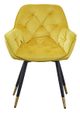 A & B Home 2-Piece Luppino Yellow Dining Chairs Set-1