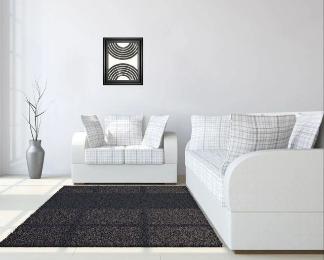 Classy Art Over the Rainbow BW I by Moira Hershey Wall Art-2