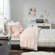 Olliix by Intelligent Design Blush/Gold Queen Metallic Dot Printed Sheet Set-5