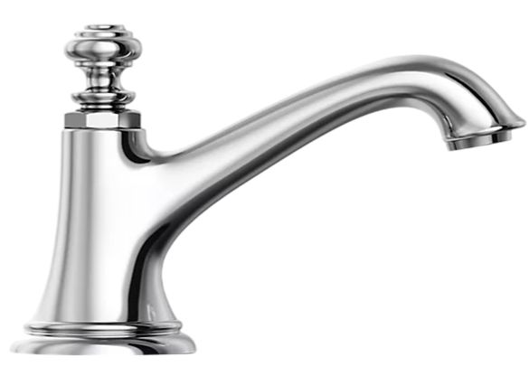 KOHLER® Artifacts® with Bell Design Polished Chrome Bathroom Sink Faucet Spout-2