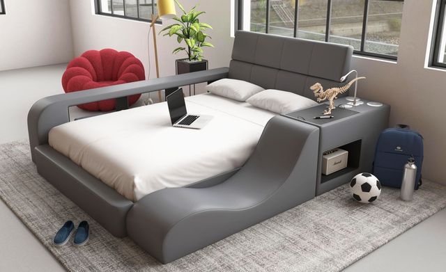 Elements International Valari Gray Lounge Chair-1