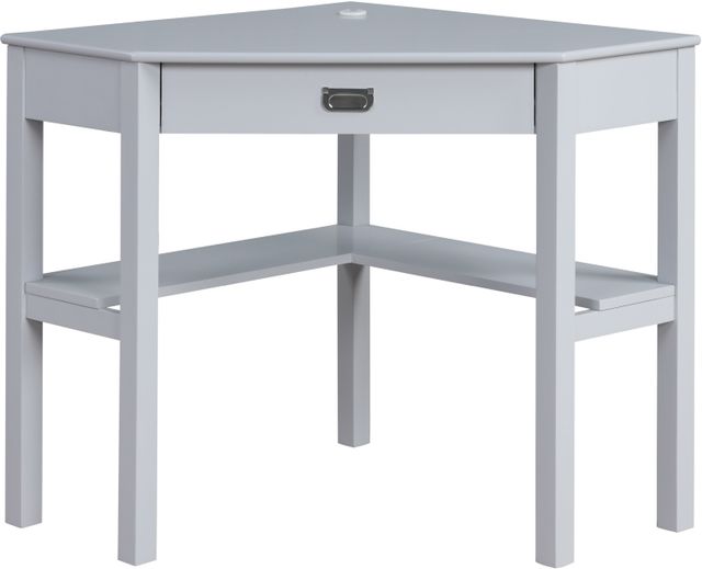 Linon Peggy Gray Corner Desk-2