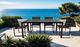 Furniture of America® Oswego 8-Piece Black/Natural Metal/Wooden Outdoor Dining Set-2