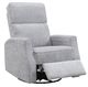 Emerald Home Tabor Gray Gray Manual Swivel Glider Recliner-0