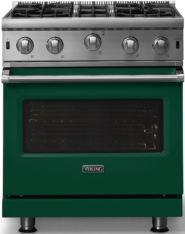 Viking® 5 Series 30" Ivy Pro Style Natural Gas Range-3