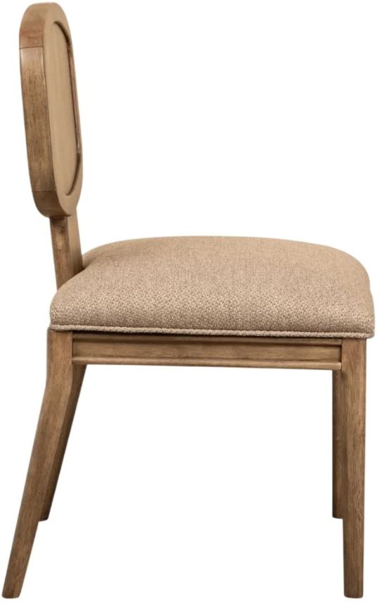 Modus Furniture Carlisle Toffee Crunch Upholstered Dining Side Chair-3
