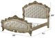 ACME Furniture Gorsedd Golden Ivory/White Queen Upholstered Panel Bed-1