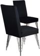 New Classic® Home Furnishings Ava Black/Chrome Dining Side Chair-0