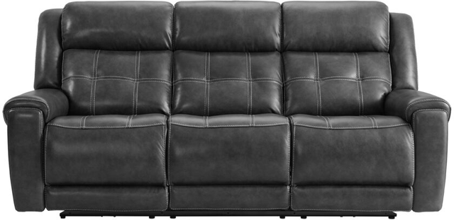 Intercon Regis Baron Charcoal Dual-Power Sofa-1
