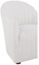 Fairfield® Sutton White Quilted Channel Back Lounge Chair-5
