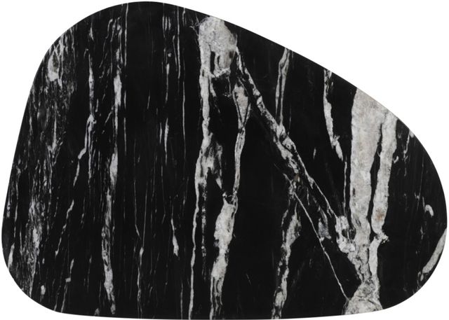 Meridian Furniture Messina Black Marble Coffee Table-2