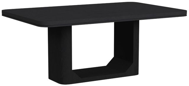 Elements International Rosalie 7-Piece Black Dining Set-2