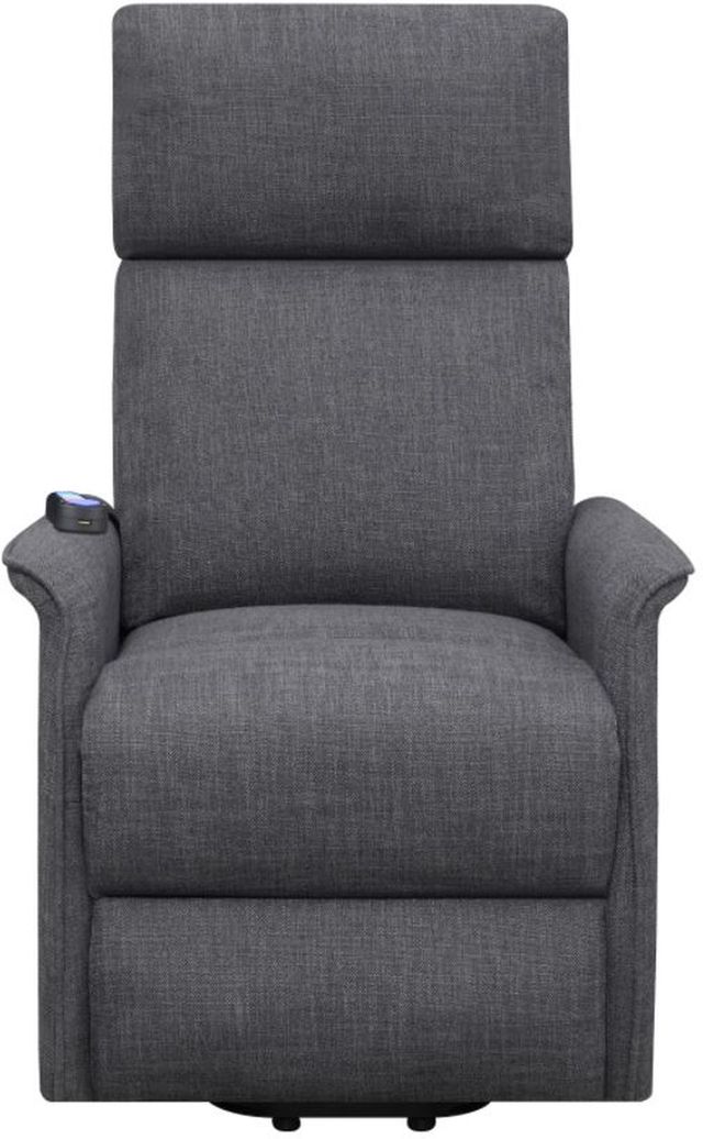 Coaster® Herrera Charcoal Power Lift Recliner with Wired Remote-1