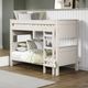 Furniture of America® Albani White Twin Over Twin Post Bunk Bed-1
