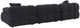 TOV Furniture Calliope 3-Piece Black 118" Modular Sectional-3