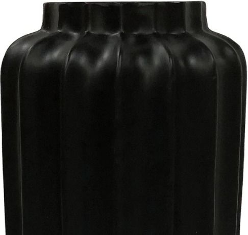 Harp & Finial® Bari Matte Black Medium Floor Vase-1