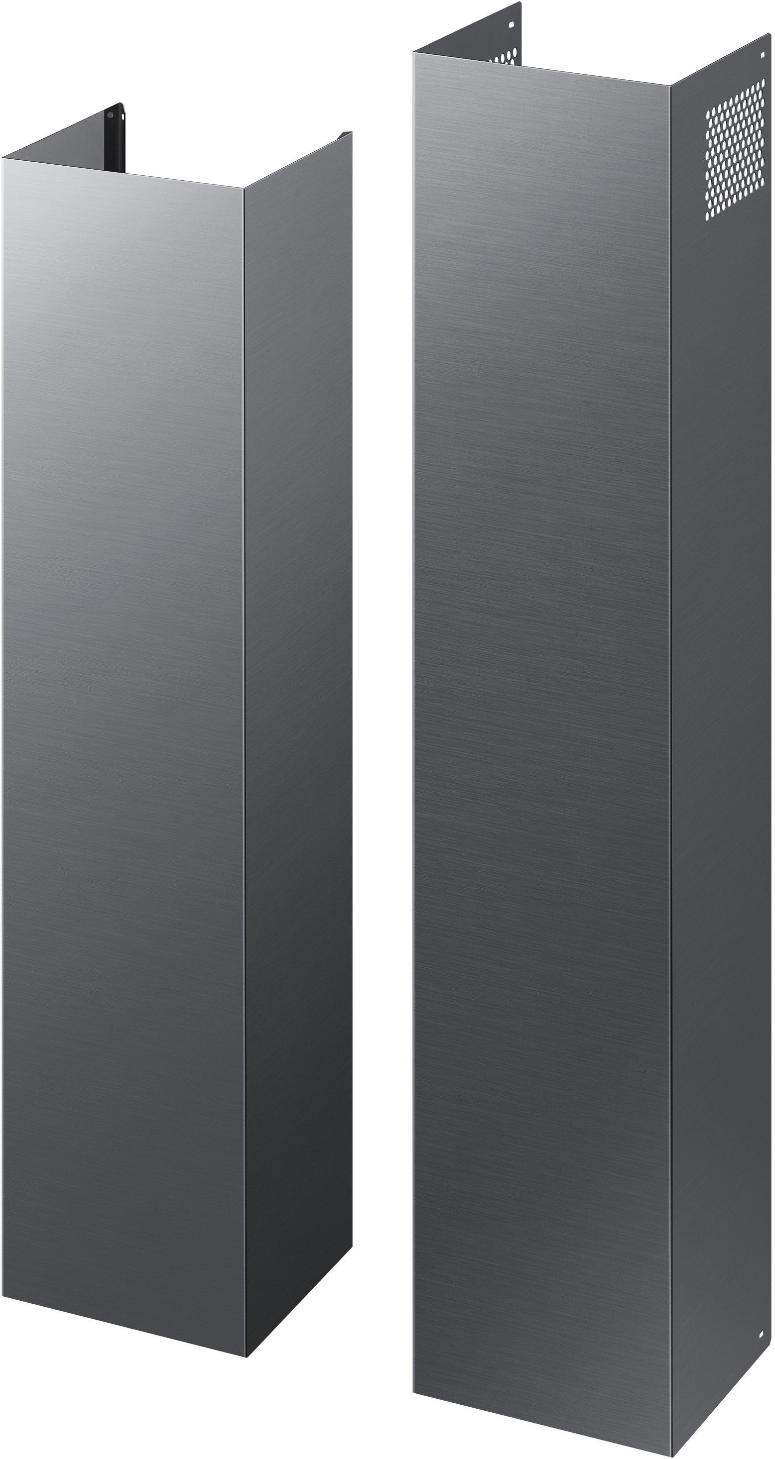 Samsung Fingerprint Resistant Black Stainless Steel Chimney Hood Extension Kit
