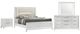Coaster® Marmore 4-Piece White Eastern King Bedroom Set-0