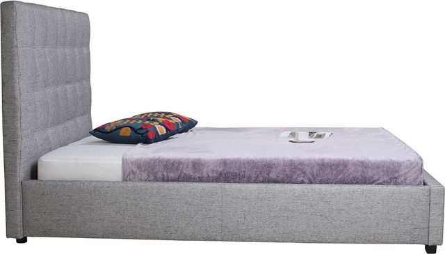 Moe's Home Collection Belle Grey Queen Storage Bed-3