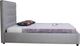 Moe's Home Collection Belle Grey Queen Storage Bed-3
