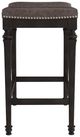 HH2 Home Vetrina Black/Brown Counter Stool-2