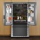 KitchenAid® 36" 30.5 Cu. Ft PrintShield® Stainless Steel French Door Refrigerator with Internal Water Dispenser-4