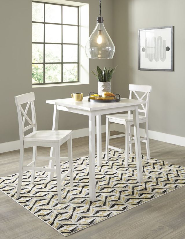 Signature Design by Ashley® Stuven White Counter Height Dining Table-1