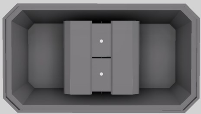 Vent-A-Hood® Designer Series 54" Gunsmoke Island Range Hood-2