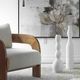 Uttermost® Forma 2-Piece White Large Vase Set-1