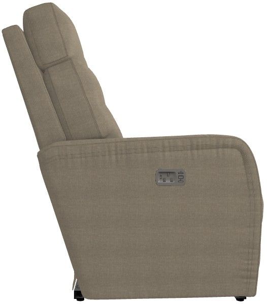 La-Z-Boy® Baron Brindle Power Wall Reclining Loveseat with Headrest and Lumbar-3