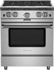 BlueStar® Platinum™ Series 30" Stainless Steel Pro Style Natural Gas Range-0