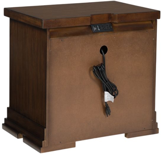 Signature Design by Ashley® Taffenbrook Medium Brown Nightstand-2