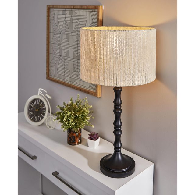 Adesso® Laredo Black Table Lamp-1