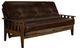 Kodiak Furniture Tucson Oregon Trail Java/Rustic Walnut Full Futon with Mattress-0