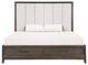 New Classic® Home Furnishings Landon Walnut California King Platform Storage Bed-2
