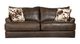Jackson Furniture Pavia Cocoa Leather Sofa-0