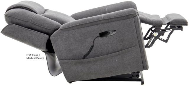 Mega Motion® Trio Mezzo Trento Pewter Power Lift Recliner with Adjustable Headrest-2