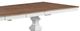John Thomas Furniture® Vista Hickory Extendable Dining Table with Shell Banks Trestle Base-1