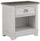 American Woodcrafters Meadowbrook 5-Piece Sand/Whitewash King Arched Panel Bedroom Set-4