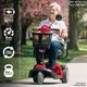 Mega Motion Rascal® Conquest Black/Red 3-Wheel Mobility Scooter-1