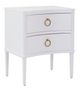 Elizabeth Ann Home Camden True White Nightstand-0