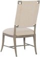 Hooker® Furniture Affinity Greige Sand Blasted/Kurtz Linen 21" Upholstered Dining Side Chair-2