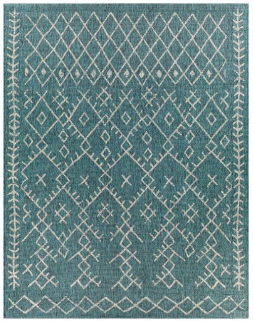 Surya Eagean Aqua 4'x6' Area Rug-1