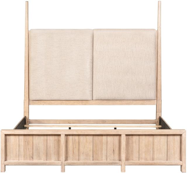 Liberty Furniture Proximity Place 3-Piece Barley/Barley Buff Queen Upholstered Poster Bedroom Set-3