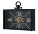 A & B Home Black/Gold Decorative Gear Table Clock-1
