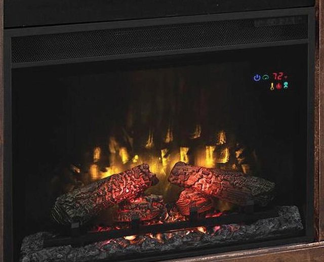 Aspenhome® Industrial 62" Ghost Black Fireplace Console-1