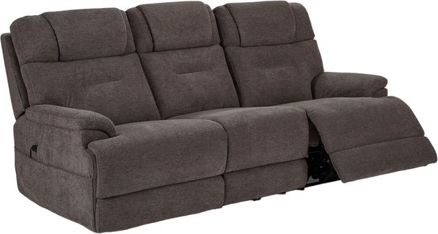 Flexsteel® Zecliner Zofa Umber Power Reclining Sleep Sofa with Power Headrests and Lumbar-1
