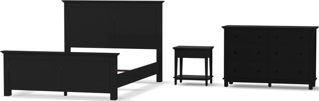 homestyles Oak Park 3-Piece Black Queen Panel Bedroom Set| Don's Appliances | Pittsburgh, PA homestyles Oak Park 3-Piece Black Queen Panel Bedroom Set| Don's Appliances | Pittsburgh, PA