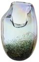 A & B Home Clear/Green 10" Vase-3