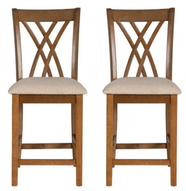 Powell® Starla 2-Piece Brown Counter Stool Set-3
